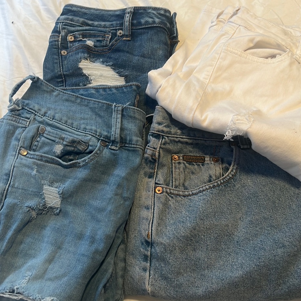 Two pair of pants and two shorts